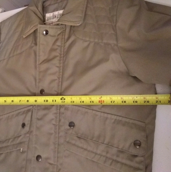 FIELD & STREAM Jacket Stone Brown Quilt line Sm/42 - Picture 12 of 13